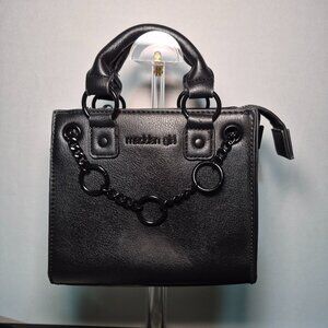 Madden Girl black mini tote bag